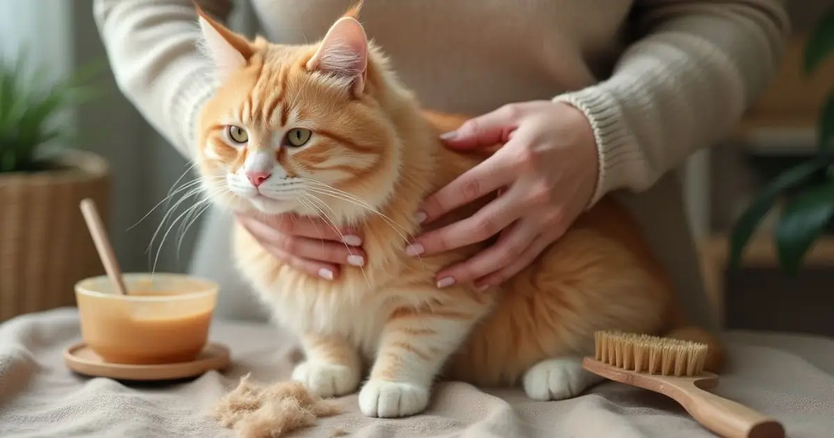 Cleaning a Cat’s Fur