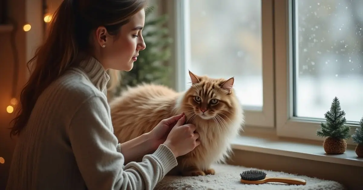 Winter Cat Grooming Tips